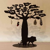 Arbre à bijoux : LE BAOBAB ET LE LION 