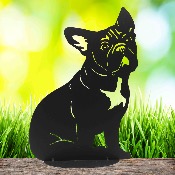 Décoration de jardin artisanale : LILI LE BOULEDOGUE FRANÇAIS