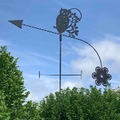 Girouette de jardin : HENRY LE HIBOU