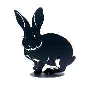 Déco de Jardin en acier : FERNAND LE LAPIN