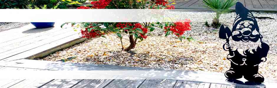 des chats et matou en deco de jardin